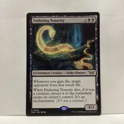 MTG Enduring Tenacity Magic: The Gathering Duskmourn: House of Horror #0095 - Image 1
