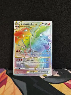 Pokemon 5 Card Lot Charizard V, V Star, TG03, Pikachu Birthday, Pikachu GG30 - Image 1