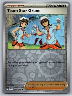 NM Team Star Grunt 195/198 Reverse Holo Scarlet & Violet Base Set Pokemon 2023 - Image 1