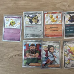 Pokemon Paldean Fates + Others Card Lot of 9 Shiny Rare Double NM Charmander - Image 2