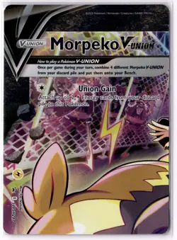 Pokemon TCG Morpeko V-Union Full Set SWSH287-290 Black Star Promo Card M/NM - Image 1