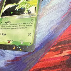 Pokemon Card TCG 2003 Scyther EX 102/109 Ultra Rare Full Holo Ruby & Sapphire - Image 3