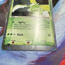 Pokemon Card TCG 2003 Scyther EX 102/109 Ultra Rare Full Holo Ruby & Sapphire - Image 4