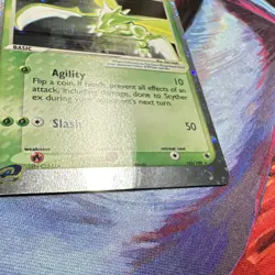 Pokemon Card TCG 2003 Scyther EX 102/109 Ultra Rare Full Holo Ruby & Sapphire - Image 5