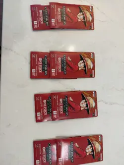 One Piece Carrying On His Will Sleeved Booster Pack 8 CARD LOT - Image 2