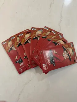 One Piece Carrying On His Will Sleeved Booster Pack 8 CARD LOT - Image 4