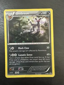 Umbreon XY96 XY Holo Promo Pokemon TCG Card English Stage 1 100 HP - Image 1