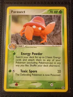 Pokemon Parasect #43/112 Normal FireRed & LeafGreen NM Card - Image 1