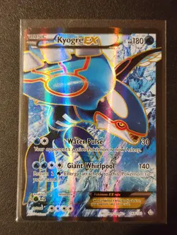 Kyogre EX 148/160 FULL ART Pokemon Card XY Primal Clash Holo Rare - Image 1