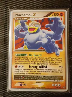 Pokemon TCG Machamp LV.X Stormfront Holo Rare Card 98/100 NM - Image 1