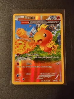 Torchic 26/160 Reverse Holo Pokemon Card 2015 Primal Clash NM - Image 1
