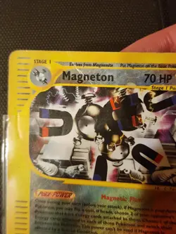Magneton 22/147 Reverse holo Aquapolis Pokemon English Card - Image 3