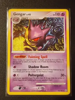 Gengar 18 100 Diamond & Pearl Stormfront Pokemon Card NM - Image 1