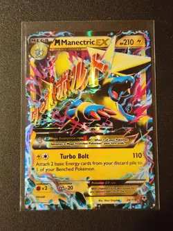 Pokemon Manectric EX Holo Ultra Rare TCG Card 24/119 XY Phantom Forces LP - Image 1