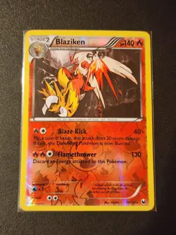 Pokemon TCG Blaziken 17/108 Rare Reverse Holo BW Dark Explorers NM Card - Image 1