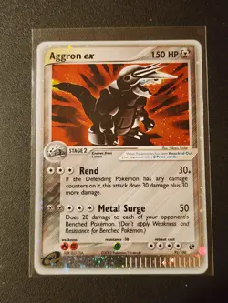 Aggron ex - 95/100 - Pokemon Ex Sandstorm Ultra Rare LP Excellent Card - Image 1