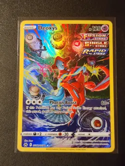 Deoxys GG12/GG70 Holo Crown Zenith Galarian Gallery Pokemon Card NM - Image 1