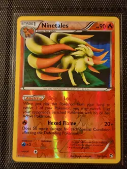 Ninetales - 19/124 - Holo Rare Reverse Holo - Dragons Exalted - Pokemon Card LP - Image 1