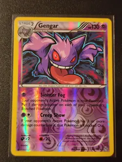 Pokemon Card Gengar Breakthrough Reverse Holo Rare 60/162 NM - Image 1