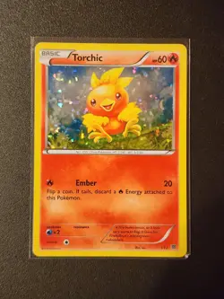 Torchic - 3/12 (#003/012) - Holofoil McDonald's Promos 2015 LP Pokemon Card - Image 1