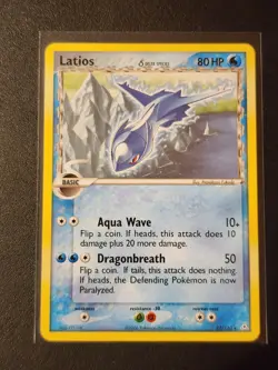 Latios Delta Species 22/110 EX Holon Phantoms NM Pokemon Card - Image 1