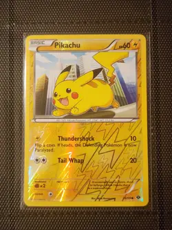 Pikachu Reverse Foil Pokemon Black & White Next Destinies #39 NM Card - Image 1