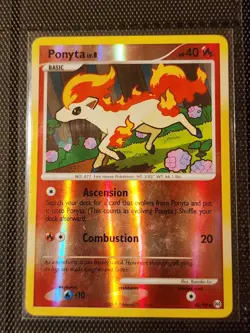 Pokemon Ponyta TCG Reverse Holo Card 46/99 Arceus NM-LP Condition - Image 1