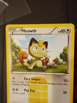 Meowth #102/101 Noble Victories Pokemon Card Secret Rare NM - Image 4