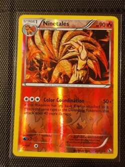 Ninetales 21/113 Legendary Treasures Reverse Holo Pokemon TCG NM Card - Image 1
