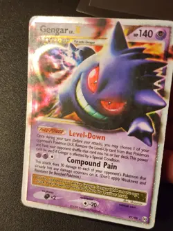 Pokemon Gengar TCG LV.X Platinum Arceus Holo Ultra Rare Card 97/99 - Image 3