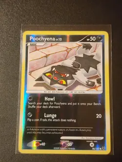 Poochyena - 86/127 - Common Reverse Holo Platinum Base Set NM Pokemon Card - Image 1