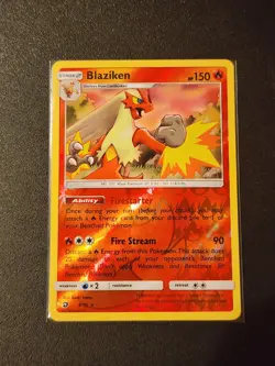 Blaziken 6/70 Dragon Majesty Reverse Holo NM Pokemon Card - Image 1