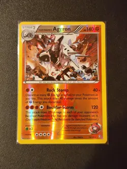 Team Magma''s Aggron - 14/34 - Holo Rare Reverse Foil NM Pokemon Card - Image 1