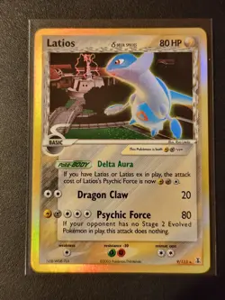 2005 Pokemon Card EX Delta Species | Latios | Holo Rare | #9/113 NM - Image 1