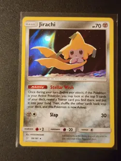 Jirachi 99/181 Holo Rare Team Up Pokemon Card NM - Image 1