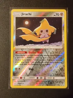 Jirachi 99/181 Team Up - Sun & Moon Reverse Holo Rare Pokemon TCG Card NM - Image 1