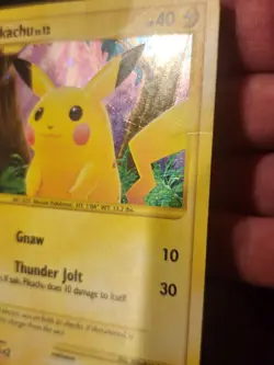Pikachu 112/111 Rising Rivals Holo Pokemon Card Secret Rare - Image 4