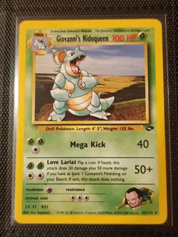 Gym Challenge #023/132 Giovanni's Nidoqueen NM Pokemon Card - Image 1