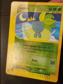 Oddish 97/147 Pokemon Card Aquapolis Reverse Holo - Image 3