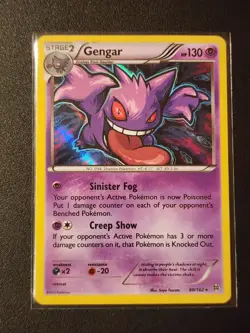 Gengar 60/162 Breakthrough Holo Pokemon Card - Image 1