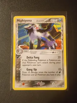 Mightyena (Delta Species) 24/113 Delta Species Regular Pokemon TCG Card NM - Image 1