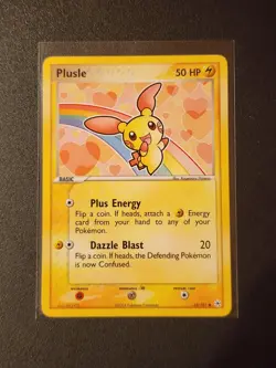 Plusle Common Hidden Legends Normal 69/101 NM Pokemon Card - Image 1