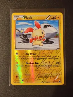 Plusle Reverse Holo 39/108 Dark Explorers Pokemon Card - NM - Image 1