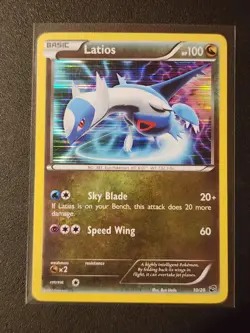 Latios 10/20 Dragon Vault Holo Rare Pokemon TCG LP Excellent Card - Image 1