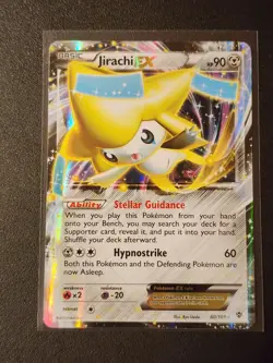 Jirachi EX 60/101 Plasma Blast Holo Ultra Rare Pokemon Card Black White NM - Image 1