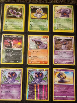 Arbok Pokemon Card Lot - Vintage WOTC & Modern Binder Collection #0024 - Image 1