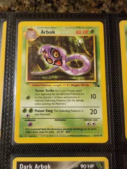 Arbok Pokemon Card Lot - Vintage WOTC & Modern Binder Collection #0024 - Image 3