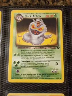 Arbok Pokemon Card Lot - Vintage WOTC & Modern Binder Collection #0024 - Image 4