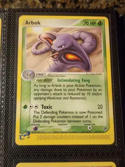 Arbok Pokemon Card Lot - Vintage WOTC & Modern Binder Collection #0024 - Image 5