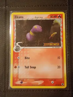 Ekans (Delta Species) 47/101 Dragon Frontiers Reverse Holo Pokemon Card - Image 1